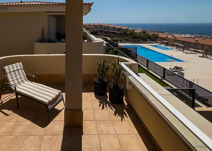 Apartment Luna - Ac, 2 Pools, Panoramic Ocean, Private Garage, Fibre Net Puerto de Santiago (Tenerife)