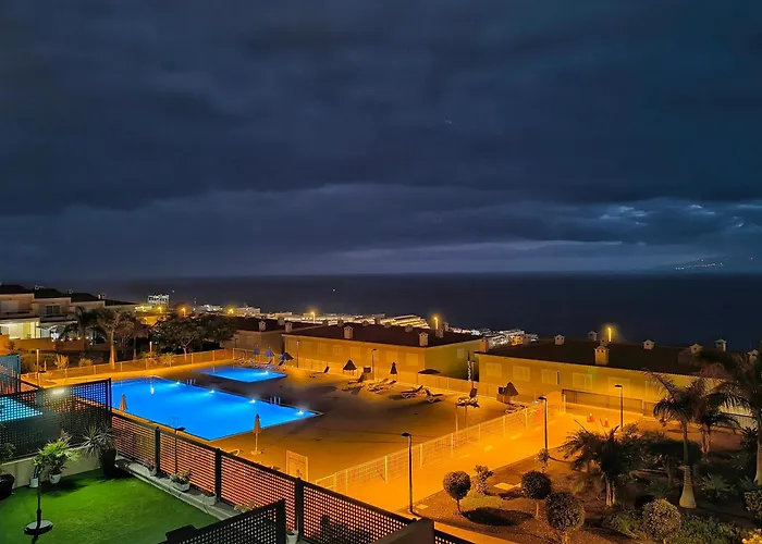 Apartamento Luna - Ac, 2 Pools, Panoramic Ocean, Private Garage, Fibre Net Puerto de Santiago (Tenerife)