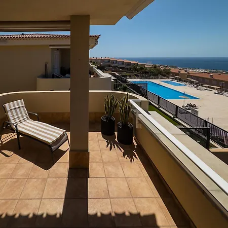 Apartament Luna - Ac, 2 Pools, Panoramic Ocean, Private Garage, Fibre Net Puerto de Santiago (Tenerife)
